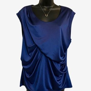 Jennifer Lopez Marine Blue Slinky Top